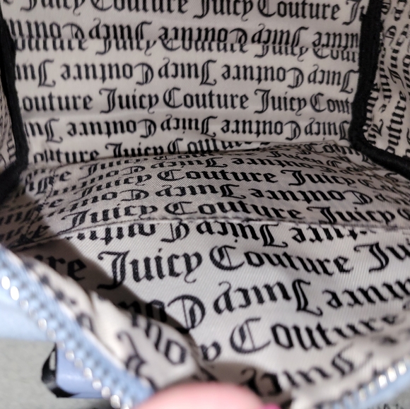 NWT Adorable Juicy Couture Slate Blue Purse - Picture 8 of 9